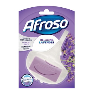 AFROSO | Καθαριστικό Block Τουαλέτας Relaxing Lavender 40g