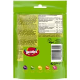 SKITTLES | Καραμέλες Φρούτων Crazy Sours 136g