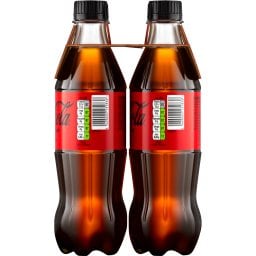 COCA COLA | ZERO | Αναψυκτικό Cola Zero Φιάλη 4x500ml