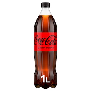 COCA COLA | ZERO | Soft Drink Cola Zero Bottle 1lt