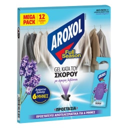 AROXOL | Σκοροκτόνο Gel Λεβάντα Full Season 12 Τεμάχια