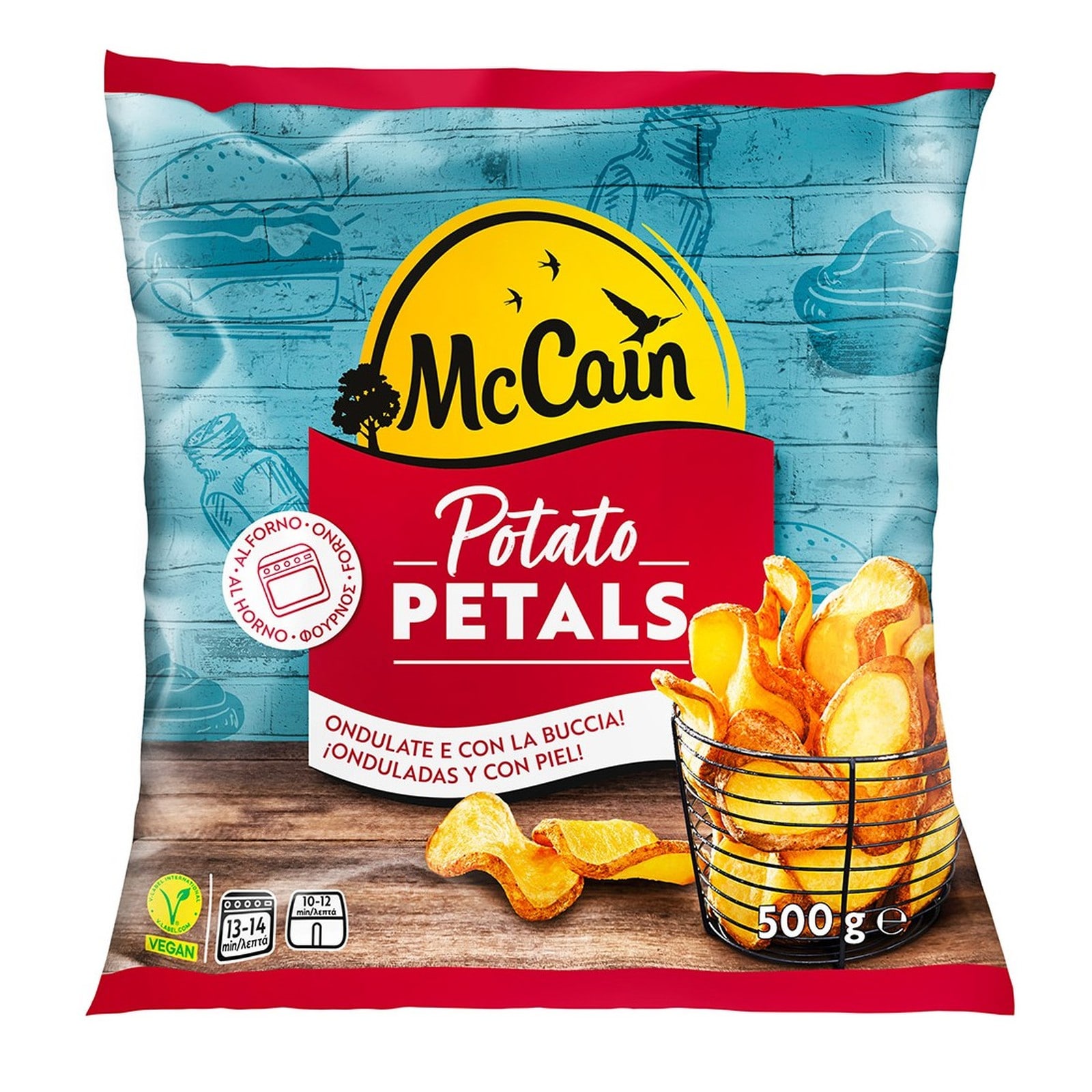 McCAIN Πατάτες Ροδέλα με Φλούδα Κατεψυγμένες 500g