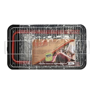 GRILL O BBQ | Ψησταριά BBQ Εμαγιέ 60x33cm 1 Τεμάχιο
