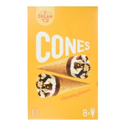 DREAM & CO | Παγωτό Χωνάκι Βανίλια 8x69.5g
