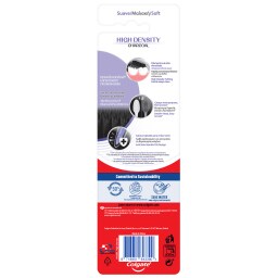 COLGATE | Οδοντόβουρτσα High Density Charcoal 2 Τεμάχια ΤΙΜΗ ΣΟΚ