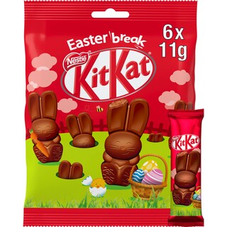 KITKAT | Σοκολατένια Λαγουδάκια Mini Bunny 6x11g