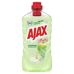 AJAX | Καθαριστικό Πατώματος Απολυμαντικό Αιθέρια Έλαια Άνθη Μηλιάς 1lt