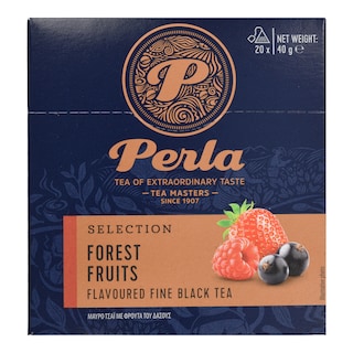 PERLA BEVERAGES | Τσάι Μαύρο Γεύση Φρούτα του Δάσους 20x2g