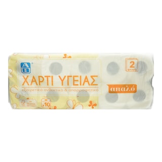 ΑΒ | Χαρτί Υγείας 2 Φύλλα 10 Ρολά 750g