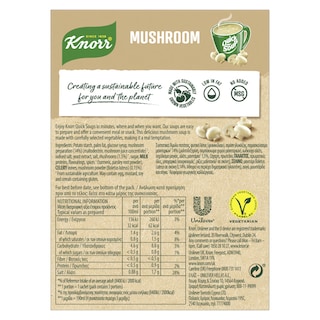 KNORR | Μανιταρόσουπα Quick Soup 45g
