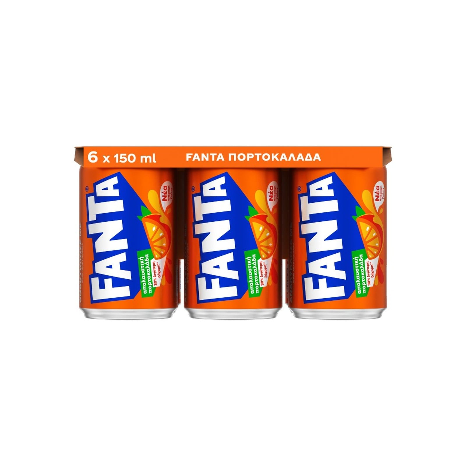 FANTA Πορτοκαλάδα Κόκκινη Κουτί 6x150ml