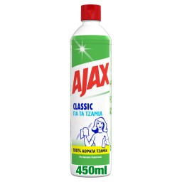 AJAX | Καθαριστικό Τζαμιών Classic Λεμόνι 450ml
