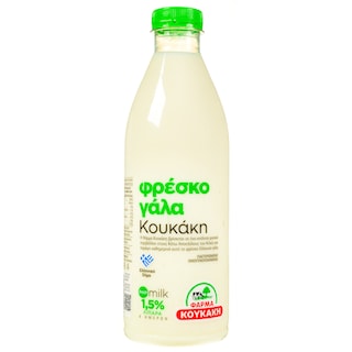 ΦΑΡΜΑ ΚΟΥΚΑΚΗ | Γάλα Φρέσκο Ελαφρύ 1.5% Λιπαρά 1 Lt