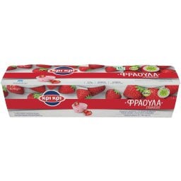 ΚΡΙ ΚΡΙ | Επιδόρπιο Γιαουρτιού Φράουλα 3x180g