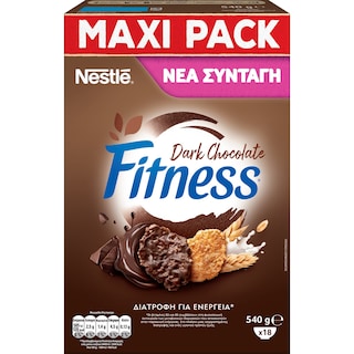 FITNESS | Δημητριακά Ολικής Άλεσης με Μαύρη Σοκολάτα 540g