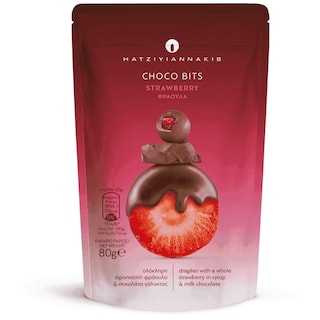 ΧΑΤΖΗΓΙΑΝΝΑΚΗΣ | Σοκολατάκια Choco Bits Φράουλα 80g