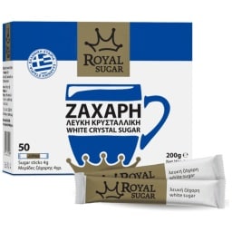 ROYAL SUGAR | Ζάχαρη Λευκή Κρυσταλλική Μερίδες 200g
