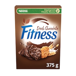 FITNESS | Δημητριακά Ολικής Άλεσης Με Μαύρη Σοκολάτα 375gr