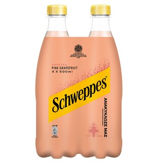 SCHWEPPES | Soda Bottle 4x500ml