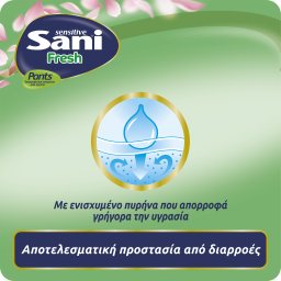SANI | Εσώρουχα Ακράτειας Fresh Pants No2 Medium 14 Τεμάχια