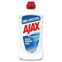 AJAX | ΑΣΠΡΟΣ ΣΙΦΟΥΝΑΣ | Καθαριστικό Πατώματος Άσπρος Σίφουνας Classic 1lt