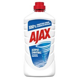 AJAX | ΑΣΠΡΟΣ ΣΙΦΟΥΝΑΣ | Καθαριστικό Πατώματος Άσπρος Σίφουνας Classic 1lt