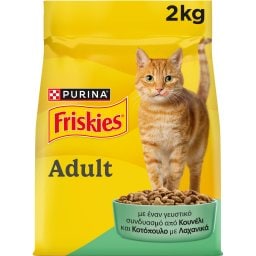 FRISKIES | Ξηρά Τροφή Γάτας Κουνέλι & Κοτόπουλο με Λαχανικά 2kg