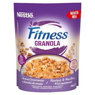 FITNESS | Δημητριακά Granola Βρώμη & Νιφάδες Καλαμποκιού 300g