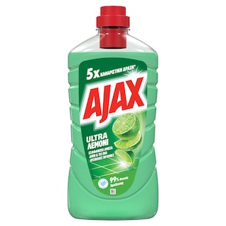 AJAX | ULTRA | Καθαριστικό Πατώματος Ultra Λεμόνι 1lt