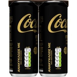 COCA COLA | ZERO | Soft Drink Zero Caffeine Free 6x330ml