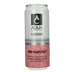 AQUA CARPATICA | Νερό Ανθρακούχο Pink Grapefruit Κουτί 330ml