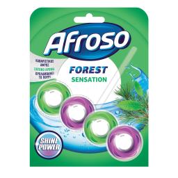 AFROSO | Καθαριστικό Block Τουαλέτας Forest Sensation 40g