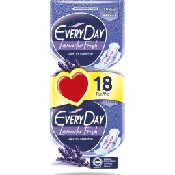 EVERY DAY | Sanitary Pads Fresh Super Ultra Plus 18 Pieces