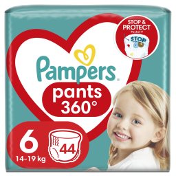 PAMPERS | Πάνες Βρακάκι Μωρού Pants Νο6 44 Τεμάχια