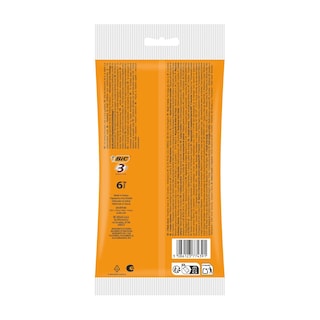 BIC | Ξυραφάκια Sensitive 3 6 Τεμάχια