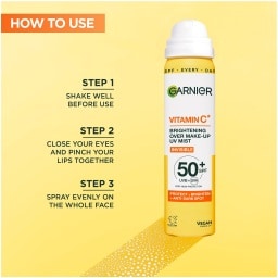 GARNIER | Over Make Up UV Mist Vitamin C SPF50+ 75ml