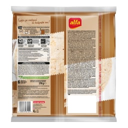ALFA | Πίτες Tortillas Πολύσπορες Vegan 370g