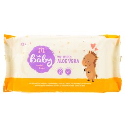 CUTE BABY | Μωρομάντηλα Aloe Vera 72 Τεμάχια
