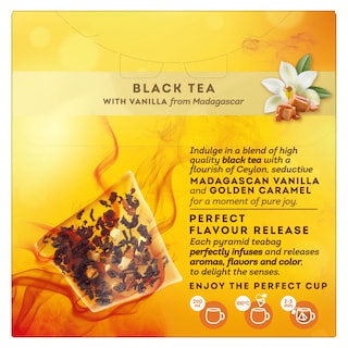 LIPTON | Τσάι Μαύρο Βανίλια Καραμέλα 20x1.7gr
