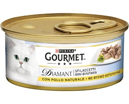 GOURMET | DIAMANT | Γατοτροφή Με Κοτόπουλο 85 gr