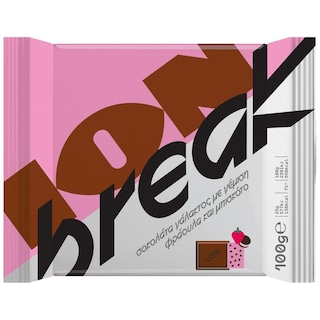 ΙΟΝ | Σοκολάτα Break Φράουλα Μπισκότο 100g