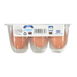 ΧΡΥΣΑ ΑΥΓΑ | Φρέσκα Αυγά Αχυρώνα Μεσαία 6 Τεμάχια