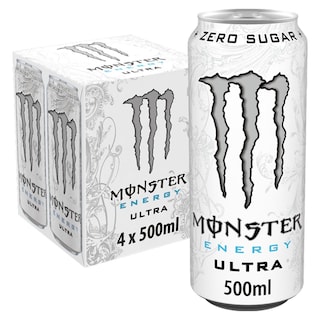 MONSTER | Ενεργειακό Ποτό Energy Ultra Zero 4x500ml