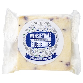 SINGLETONS | Τυρί Cheddar Wensleydale Blueberries 200g