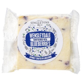 SINGLETONS | Τυρί Cheddar Wensleydale Blueberries 200g
