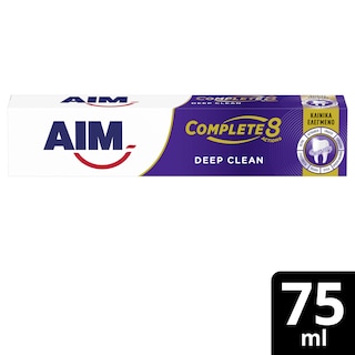 AIM | Οδοντόκρεμα Complete 8 Actions Deep Clean 75ml