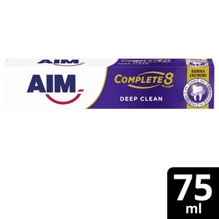 AIM | Οδοντόκρεμα Complete 8 Actions Deep Clean 75ml