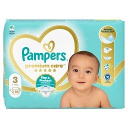 PAMPERS | Πάνες Μωρού Premium Care Νο3 78 Τεμάχια