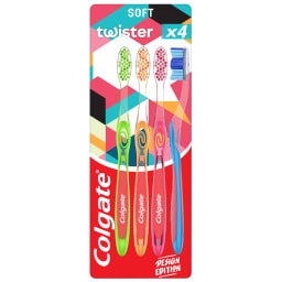 COLGATE | Οδοντόβουρτσα Twister 4 Τεμάχια