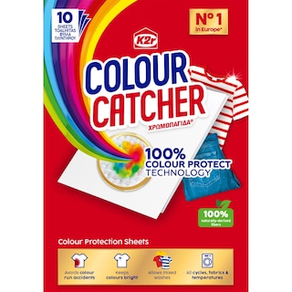 K2R | Χρωμοπαγίδα Colour Catcher 10 Τεμάχια